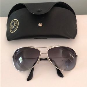 Ray Ban silver women aviators